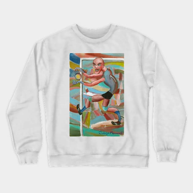 Football goalkeeper 3 Crewneck Sweatshirt by diegomanuel